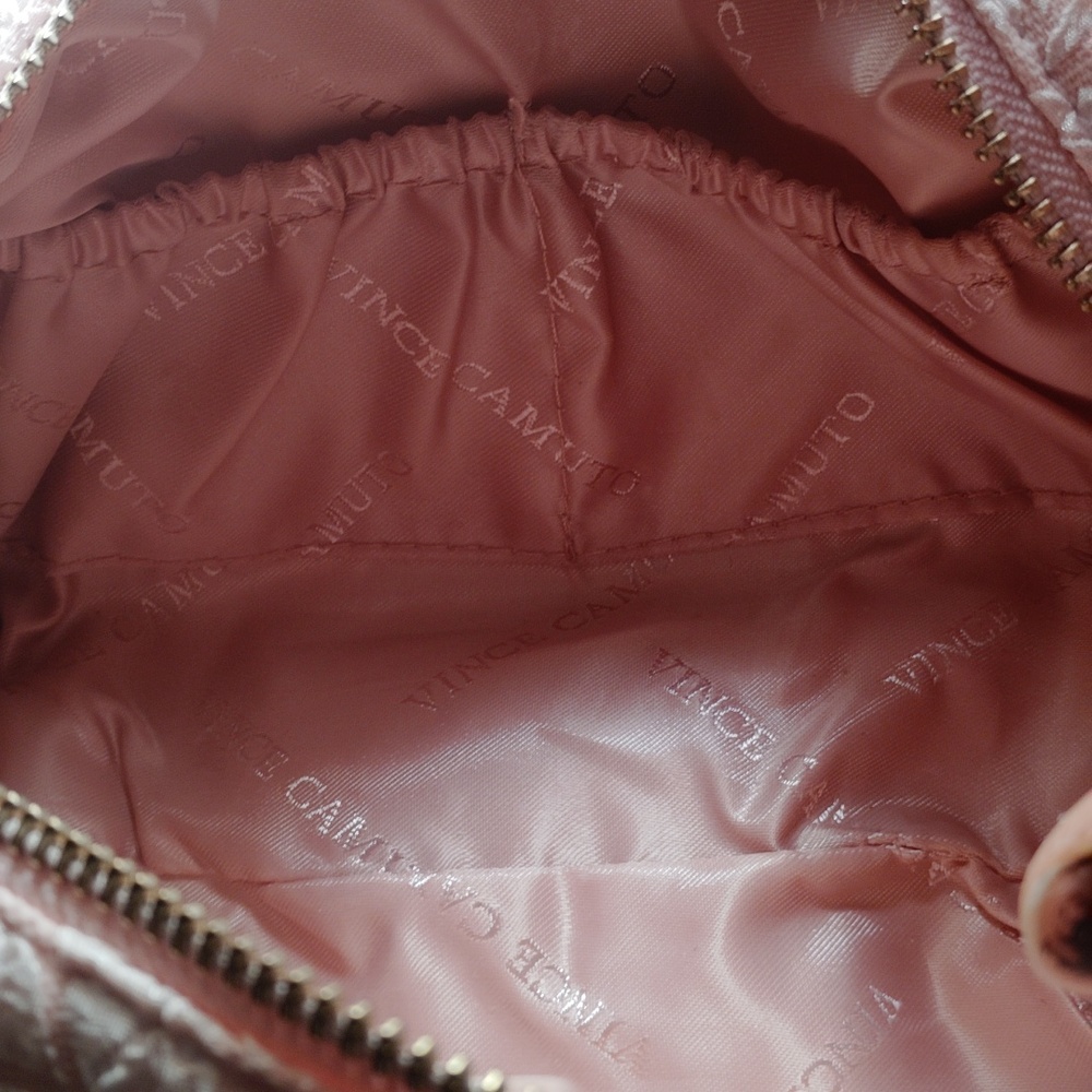 🩷*Vince Camuto* BLUSH PINK LACE Cosmetic Bag🩷 - Picture 5 of 5
